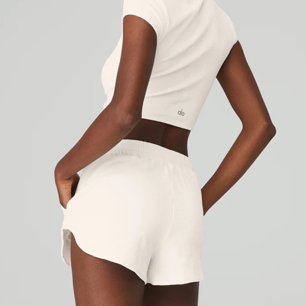 ALO terrycloth shorts, matching top on my storefront for sale too******!!!!